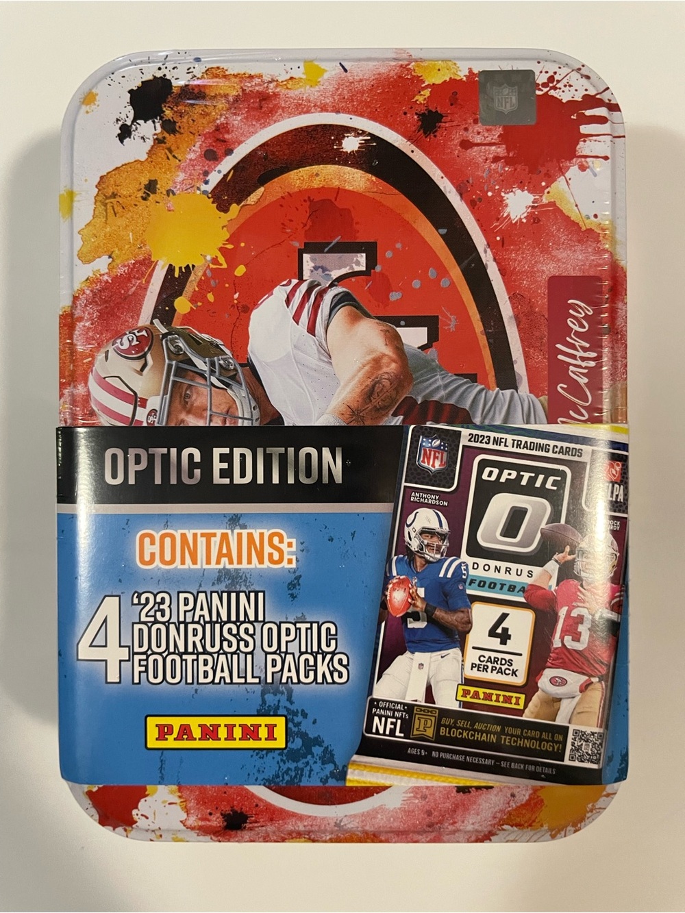 Panini Donruss Optic Football Collectors Tin - San Francisco 49er’s